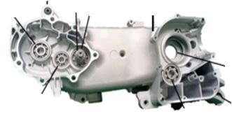 APX7 Motor Gövdesi Sol (200 CC) - Voltapar