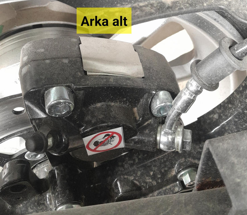RSX4 Arka Disk Fren Alt Merkez - Voltapar