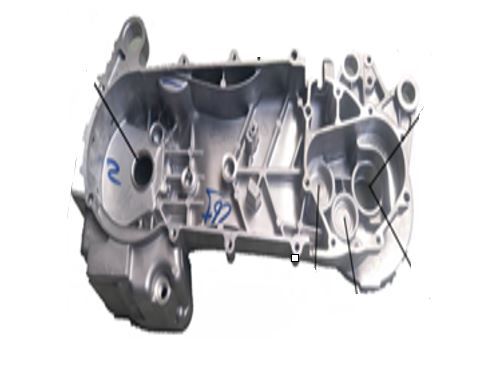 RS7 Motor Gövdesi Sol (125 CC Sct) - Voltapar