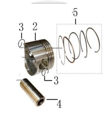RM5X Piston Seti (170 CC) - Voltapar